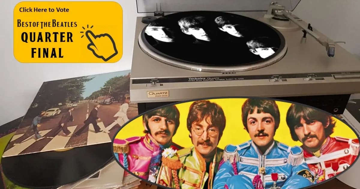 The best Beatles song Quarterfinal Round