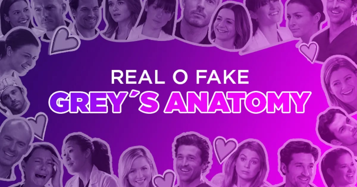 Real o fake Grey´s Anatomy