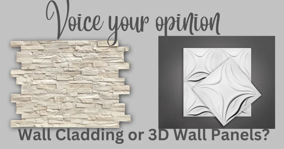 Wall Cladding or 3D Wall Panels?
