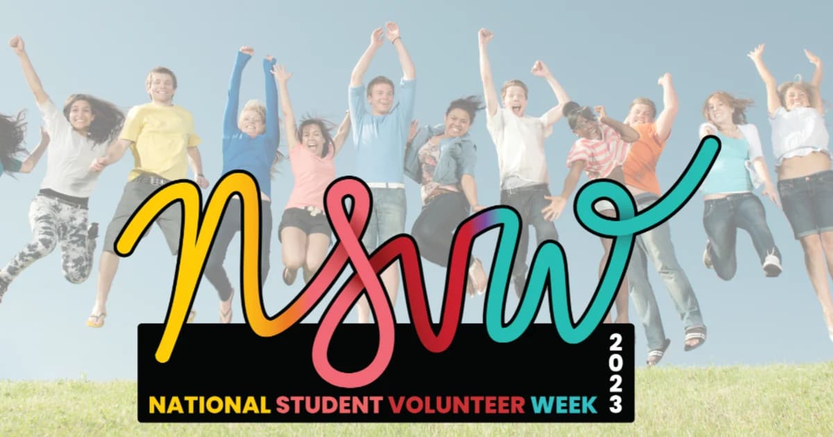 National Student Volunteer Week 2024 Dates have your say!