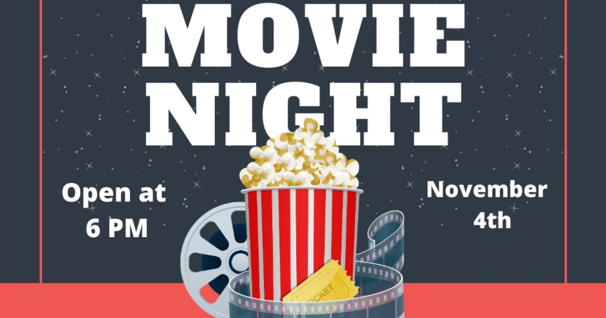 Craigsville November 4th Free Movie Night