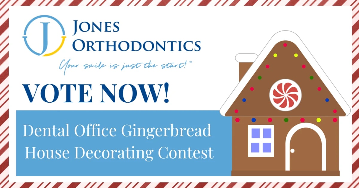 Jones Orthodontics 2023 Dental Office Gingerbread House Decorating Contest
