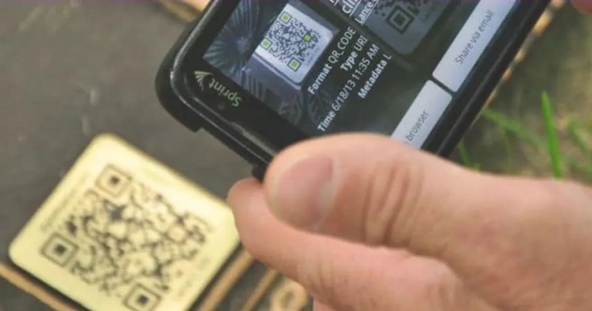 QR code sur pierres tombales