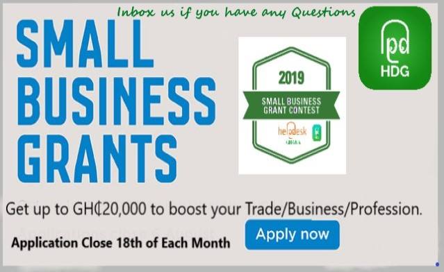 Small Business Grants By Helpdesk Ghana