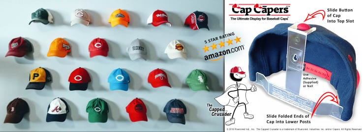 baseball cap display