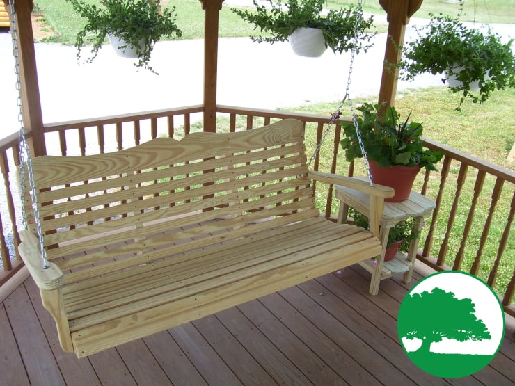 Win A 5 Treated Wood Porch Swing From Backyard World