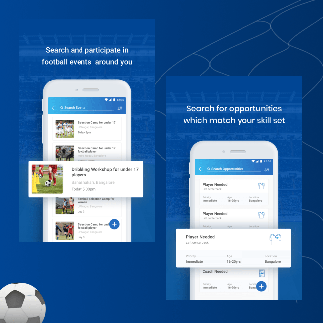 Online Football Platform For Scouts & Players - Codewave - Works