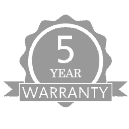 5 Year warranty