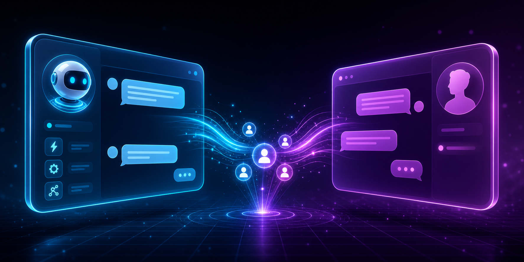Comparison of an AI chatbot and live chat for website lead generation