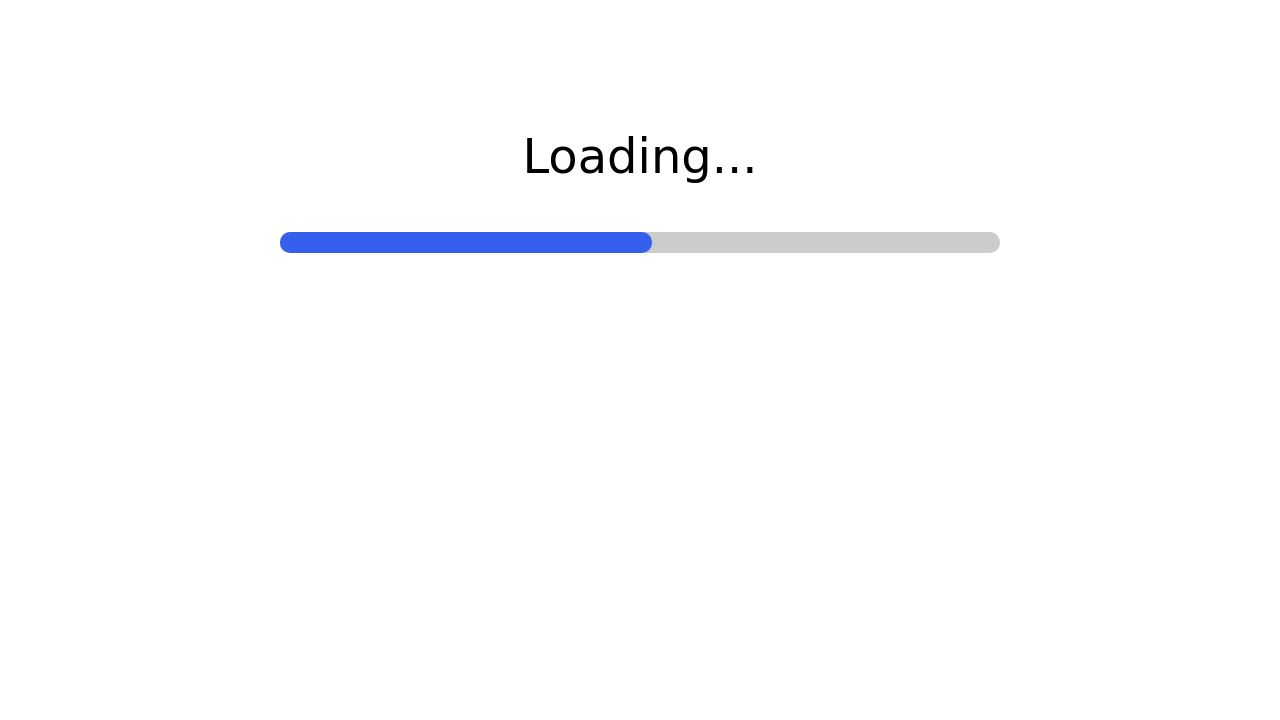 html loading bar