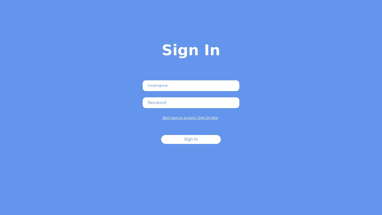 simple-sign-in-form