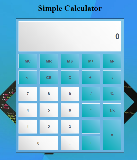Create a Very Simple Calculator using CSS Grid | Codier