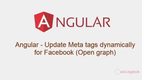 Update Meta tags dynamically for Facebook (Open graph)