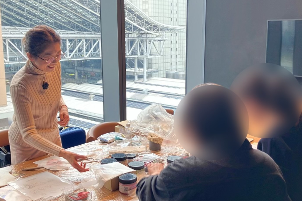 スカルプチャーペインティング専門教室　flower art まれ