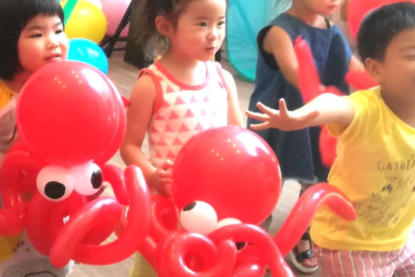 風船ぴーちゃんのバルーンアート教室