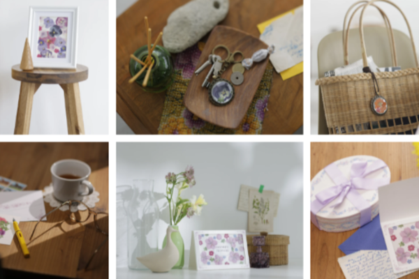 ハルメク押し花アート講座