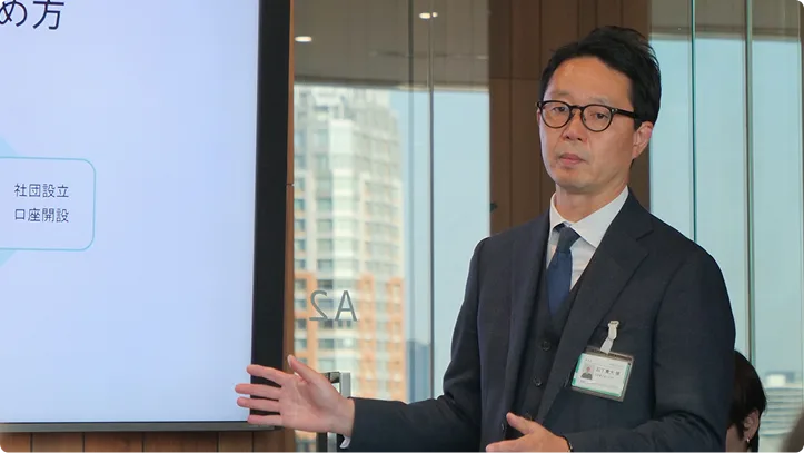 法務の壁について語る石下氏
