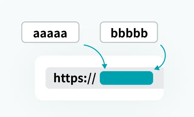 ドメインを自由につけられる様子