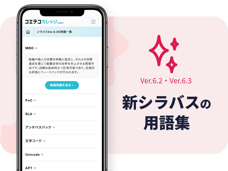新シラバスの用語集（Ver.6.2・Ver.6.3）