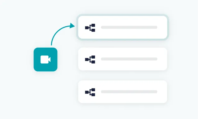 商品をカテゴリーに分けている様子
