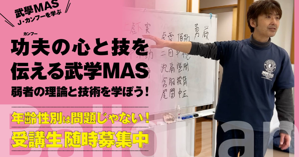 4⃣小八極拳解説編（武学MASセミナー2017）