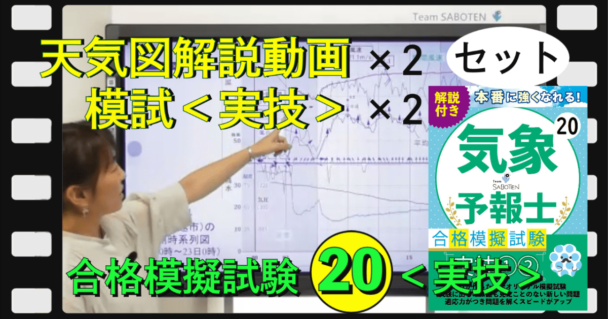 ＜実技＞模試２科目と解説動画２科目のセット【模擬試験シリーズ２０】