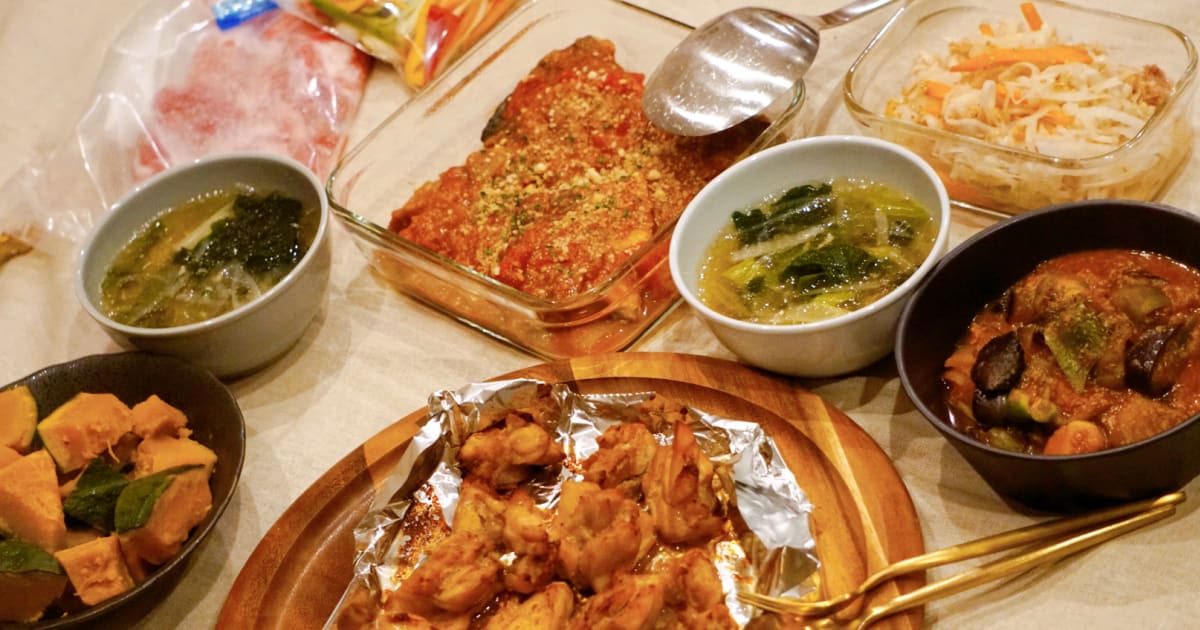 １時間７品作り置き♪SABA味噌トマト煮