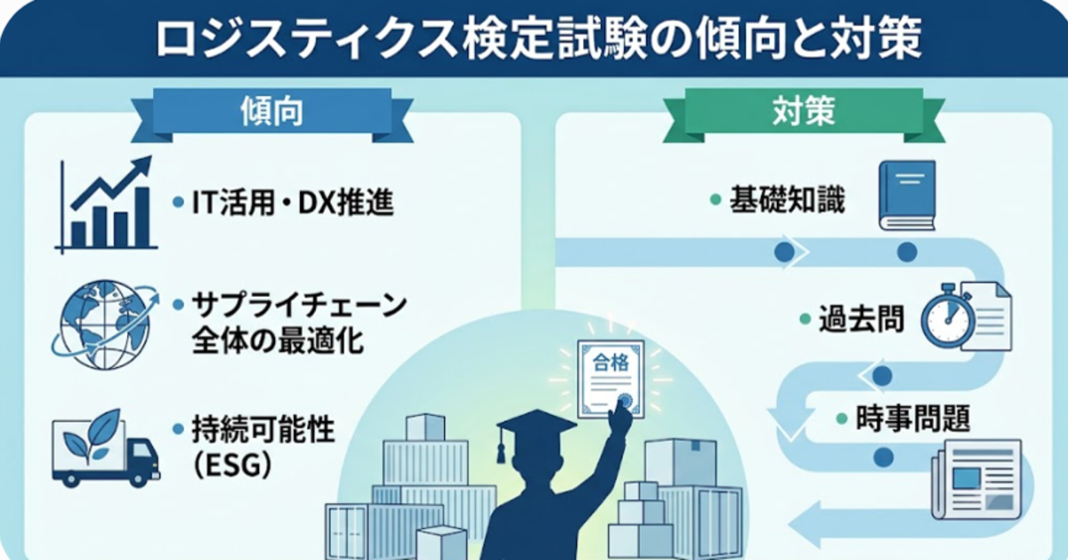 ロジスティクス管理3級｜過去問傾向分析＆R7年前期・後期 解答例解説