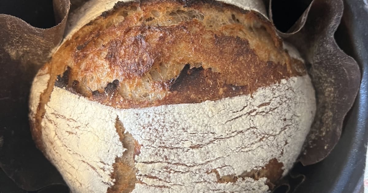 2024パン（自然酵母）（動画）サワー種であま酒湯ゲルとストウブでつくる贅沢ハードパン