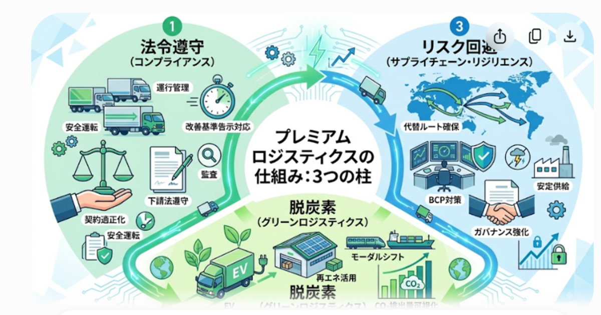 プレミアム・ロジスティクスのすすめ ― 物流13の技術で読み解く、昔と今・価格と価値