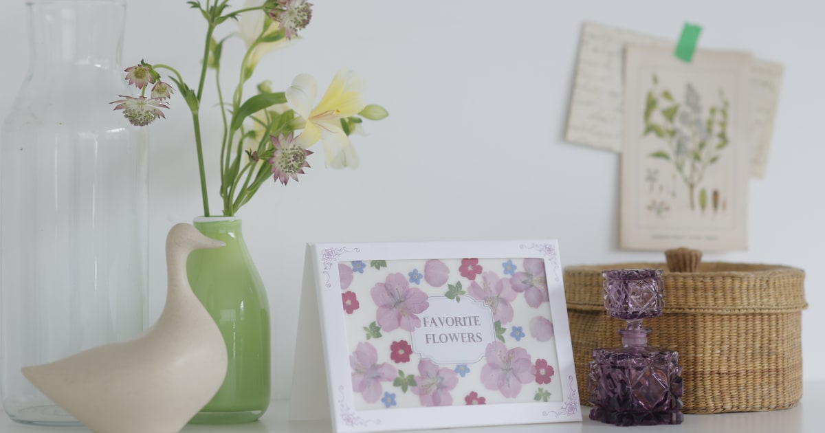 【12月生】ハルメク押し花アート ビギナー講座（全3回）