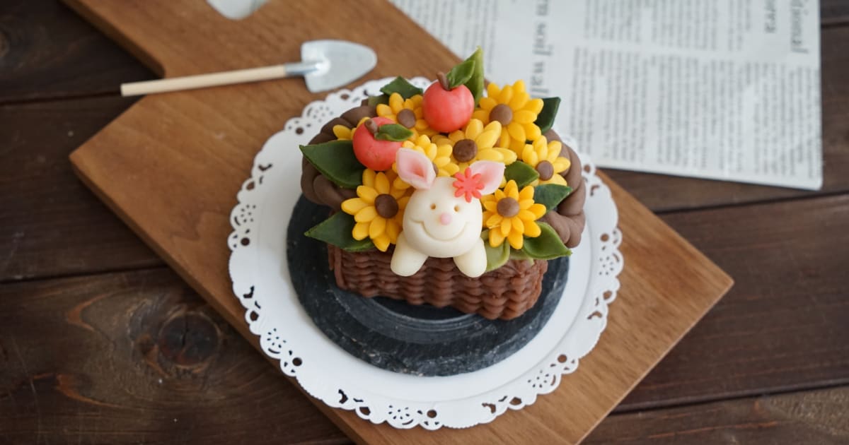 【初級ディプロマ】基本の生地の作り方 （３）カステラde花かご