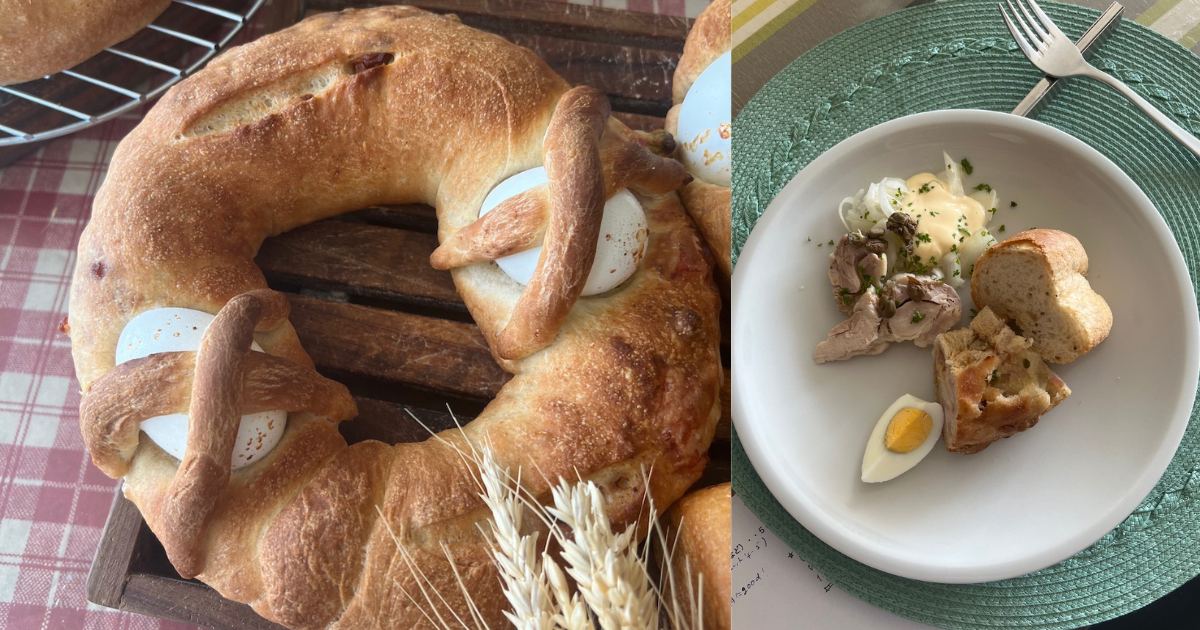 20250412パン＆料理（アーカイブ動画）復活祭パンカザティエッロと低温調理チキンと手作りマヨネーズ