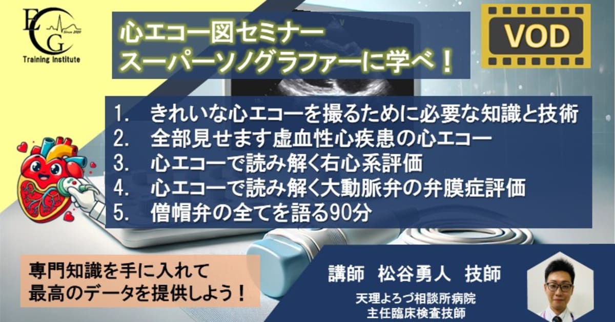 心エコー図セミナー（全5回）