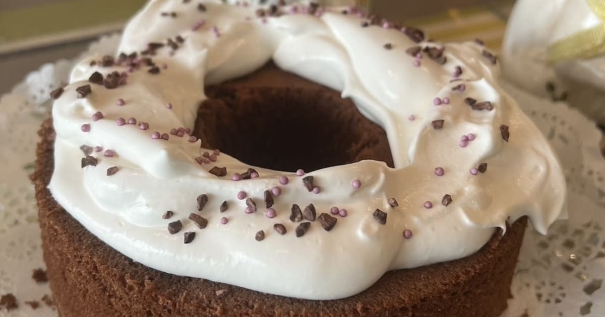 202303ケーキ（動画）米粉のチョコシフォン