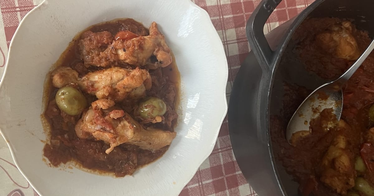 20250426料理・鶏のカッチャトーレ