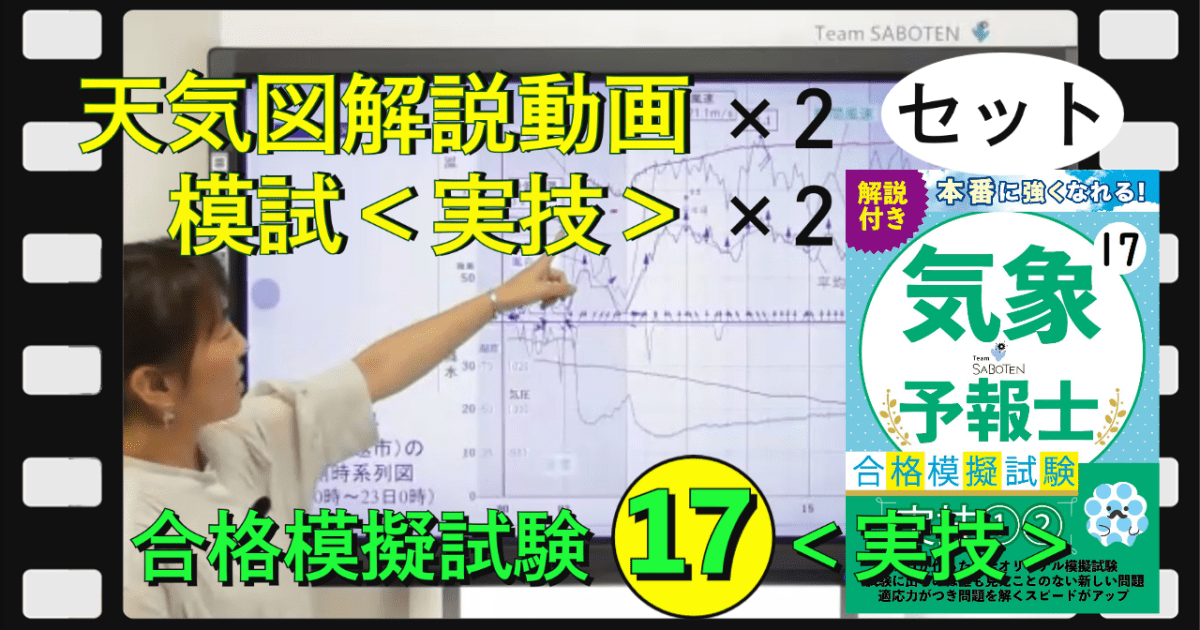 ＜実技＞模試２科目と解説動画２科目のセット【模擬試験シリーズ１７】