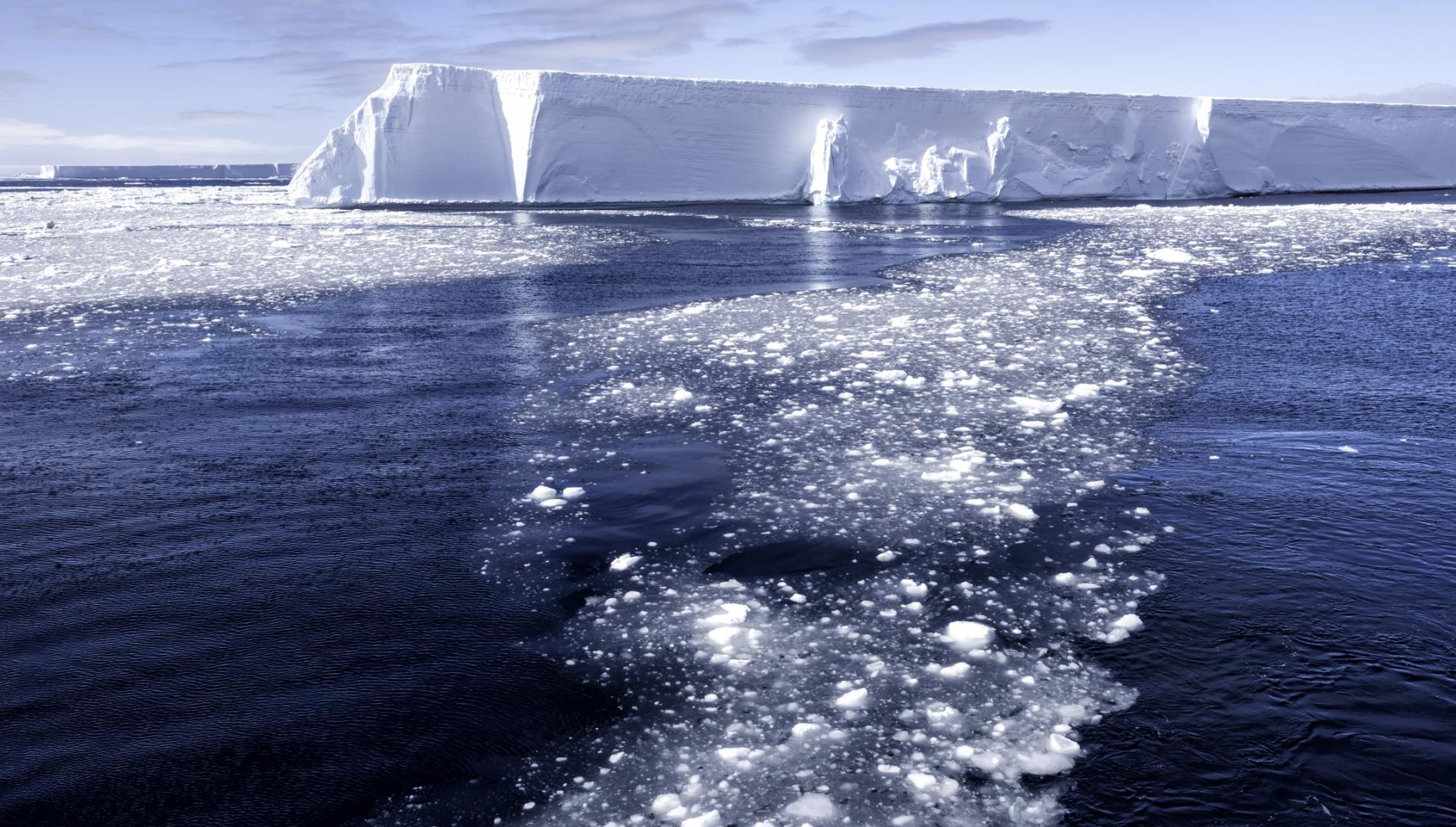 Sea ice in Antarctica