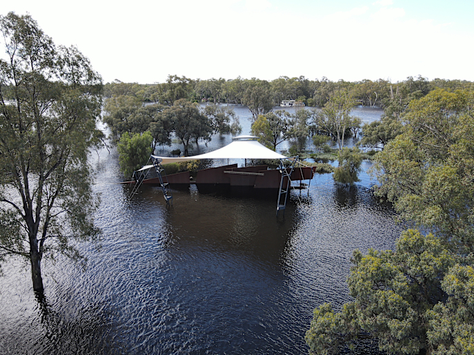 Mildura Riverfront flood photos
