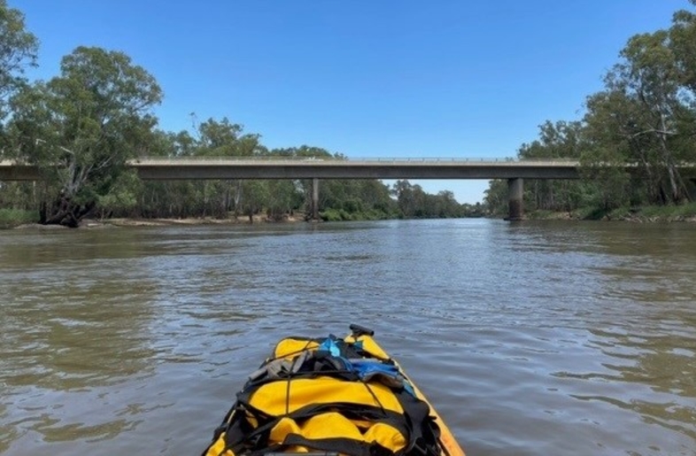 Kayaker's epic 2000km journey
