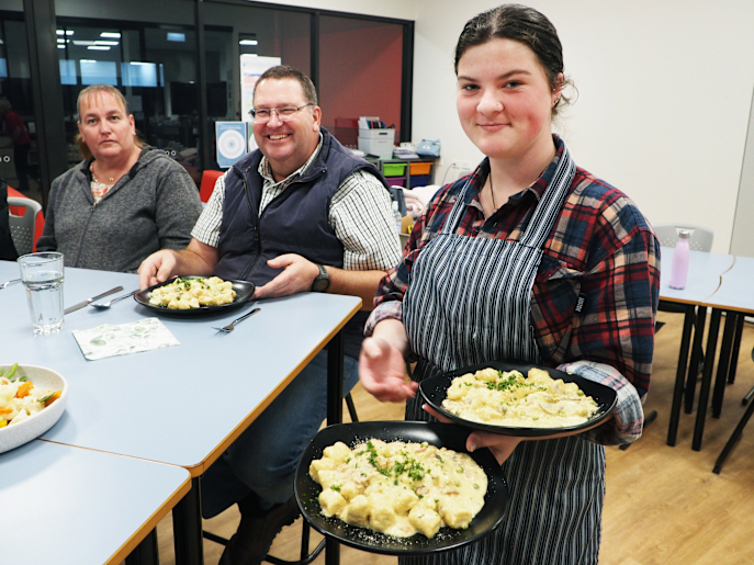 Kerang Technical High School council gets a serve