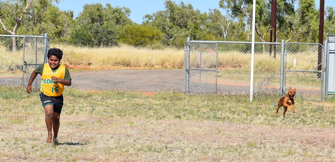 Cross country fun for students in Alpurrurulam