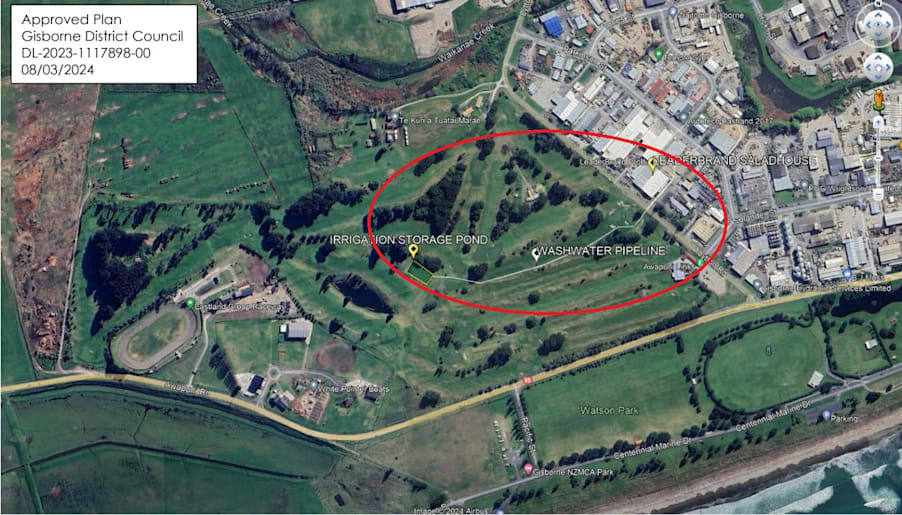 LeaderBrand recycling salad wash water to irrigate Gisborne golf course