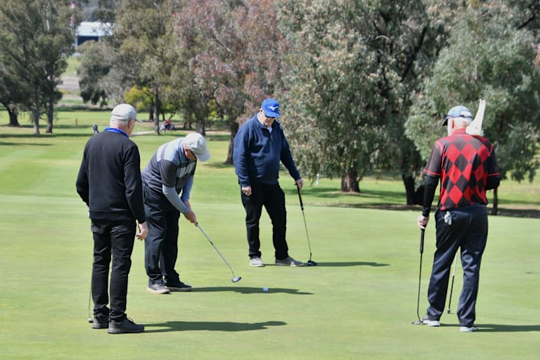 Locals dominated the Lachlan Valley Veterans Golf Championship