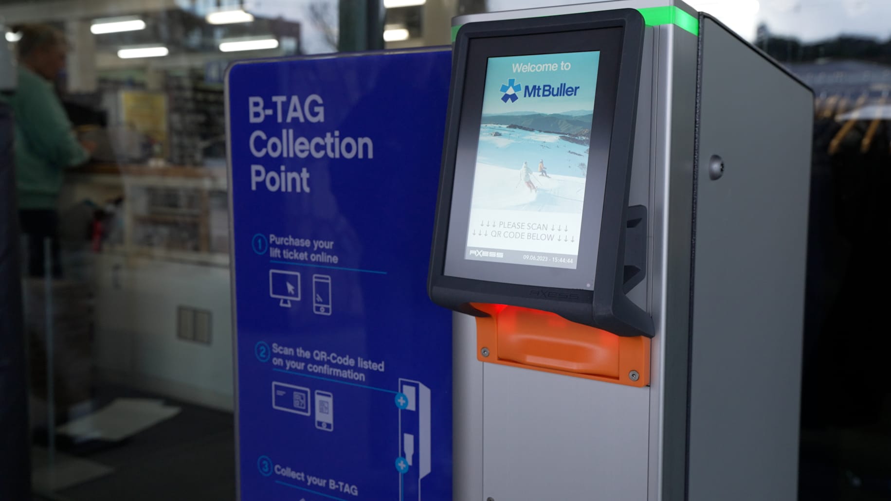 Lift pass pick up anytime