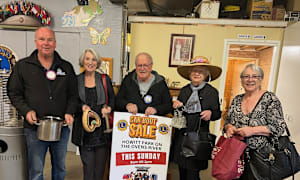 Lions lead the way with loads of loot for car boot sale