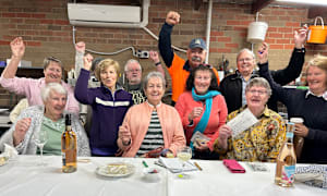 Lucky volunteers' Lotto win