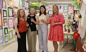 Preschool art show for Ronald McDonald House