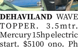 DEHAVILAND WAVE TOPPER