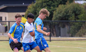 Soccer friendly crosses cultural divide